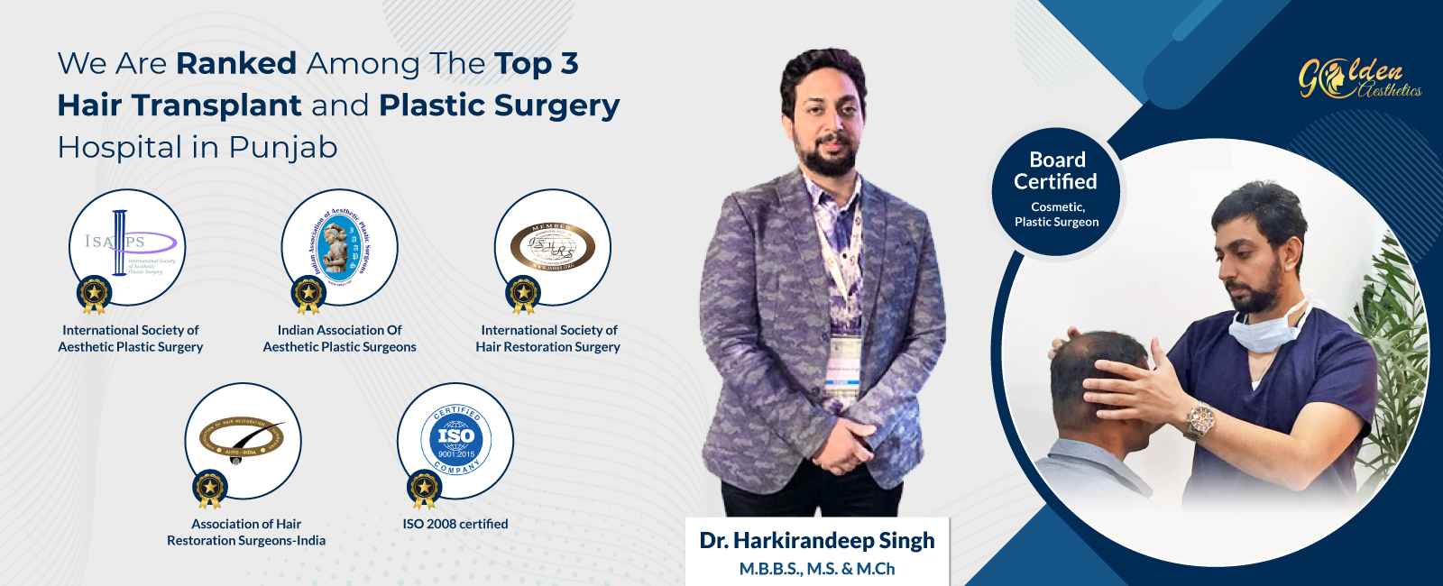 Best Hair Transplant clinic in Amritsar - Golden Aesthetics